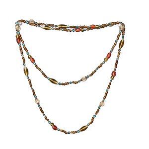 Long beaded necklace